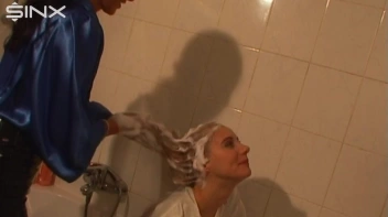 Housemates Enjoy Clothed Bath Shampoo Sessions Screencap 11 on sinx.preview.netperv.com