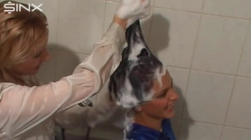 Housemates Enjoy Clothed Bath Shampoo Sessions Screencap 44 on sinx.preview.netperv.com