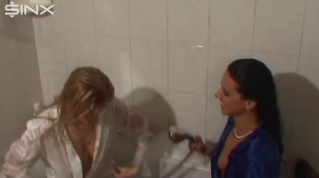 Housemates Enjoy Clothed Bath Shampoo Sessions Screencap 61 on sinx.preview.netperv.com