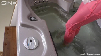 Playful Brunette's Solo Hot Tub Fun Screencap 51 on sinx.preview.netperv.com