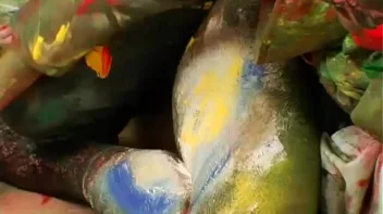 Smearing Paint All Over Each Other Screencap 74 on sinx.preview.netperv.com