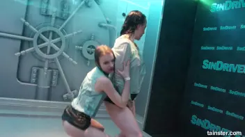 Cute chicks party underneath the club shower Screencap 26 on sinx.preview.netperv.com