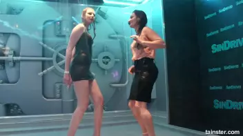Cute chicks party underneath the club shower Screencap 66 on sinx.preview.netperv.com