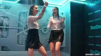 Cute chicks party underneath the club shower Screencap 74 on sinx.preview.netperv.com