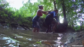 Clothed Babes Get Drenched And Catfight In Stream Screencap 73 on sinx.preview.netperv.com