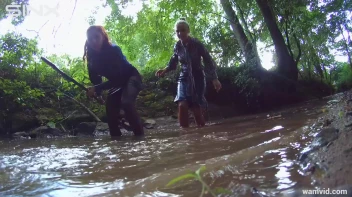 Clothed Babes Get Drenched And Catfight In Stream Screencap 46 on sinx.preview.netperv.com