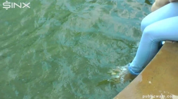 Brunette's Wet And Messy Water Frolic Screencap 5 on sinx.preview.netperv.com