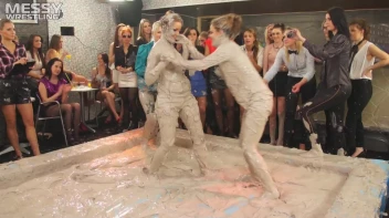 Messy Wrestling: Dirty Up Those Denim Shorts In The Mud! Screencap 51 on sinx.preview.netperv.com