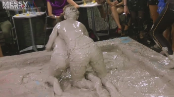 Messy Wrestling: Dirty Up Those Denim Shorts In The Mud! Screencap 53 on sinx.preview.netperv.com