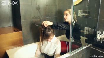 Hotties Wet And Messy Hair Washing Screencap 26 on sinx.preview.netperv.com