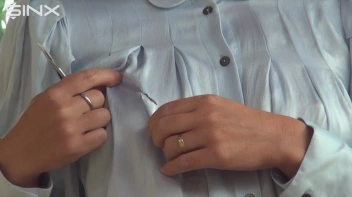 Destructive Brunette Rips Her Silk Blouse Screencap 13 on sinx.preview.netperv.com