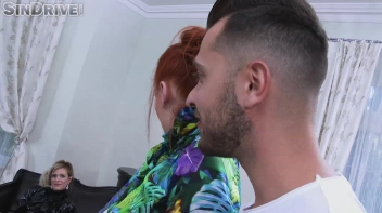 Up The Ass With Class!  Brave Redhead Takes Her Turn At The Cock! Screencap 9 on sinx.preview.netperv.com