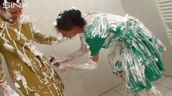 Two Messy Babes Covered In Foam Screencap 28 on sinx.preview.netperv.com