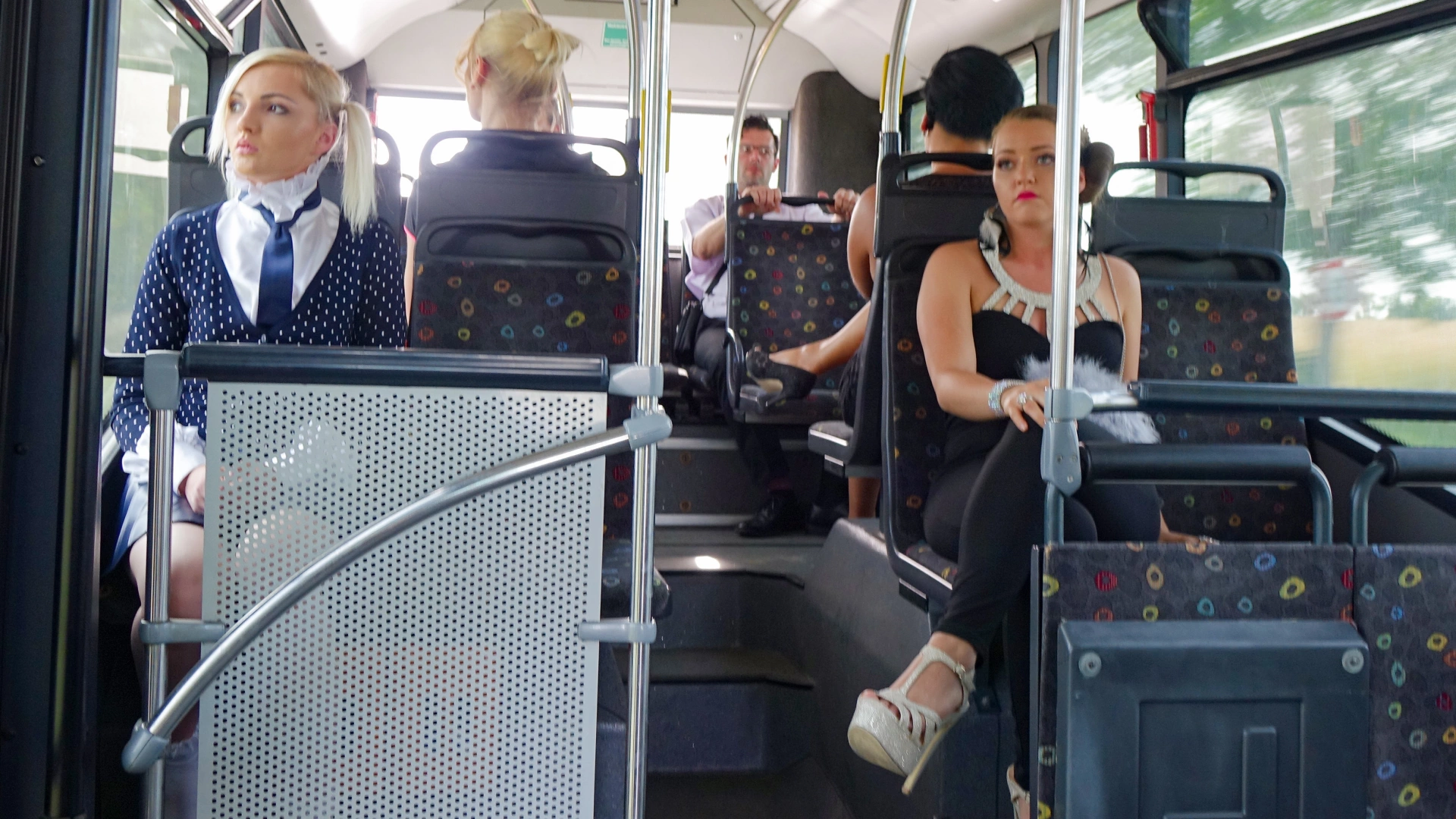 Blonde Schoolgirl Hides From Ticket Inspector And Pays The Price on sinx.preview.netperv.com