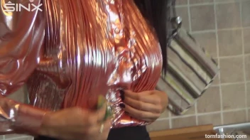 Leggy Brunette Rips Her Clothes Off Screencap 14 on sinx.preview.netperv.com