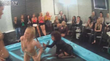 Messy Wrestling: Lost Footage Found! 2 In-Your-Face Oil Matches 4 The Price Of 1! Action Cam Footage! Screencap 31 on sinx.preview.netperv.com