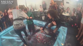 Messy Wrestling: Lost Footage Found! 2 In-Your-Face Oil Matches 4 The Price Of 1! Action Cam Footage! Screencap 57 on sinx.preview.netperv.com