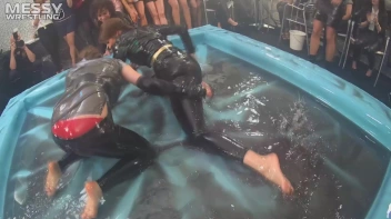 Messy Wrestling: Lost Footage Found! 2 In-Your-Face Oil Matches 4 The Price Of 1! Action Cam Footage! Screencap 60 on sinx.preview.netperv.com