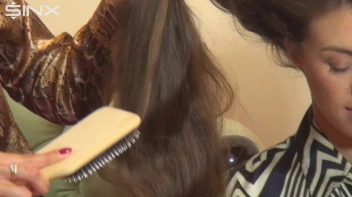 Raven Haired Babe Brushes Her Best Friends Hair Screencap 11 on sinx.preview.netperv.com