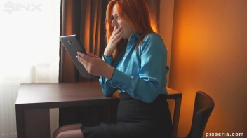 Redhead Babe Drenches Herself In Piss Screencap 2 on sinx.preview.netperv.com