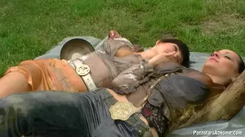 Two Honies Have A Honey Picnic Screencap 77 on sinx.preview.netperv.com