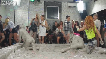 Messy Wrestling:  Mad Mud Bitches Rock The Ring Like Animals In Heat! Screencap 18 on sinx.preview.netperv.com