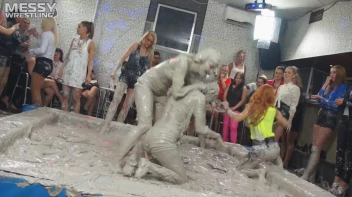 Messy Wrestling:  Mad Mud Bitches Rock The Ring Like Animals In Heat! Screencap 27 on sinx.preview.netperv.com