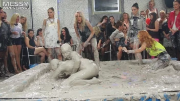 Messy Wrestling:  Mad Mud Bitches Rock The Ring Like Animals In Heat! Screencap 33 on sinx.preview.netperv.com