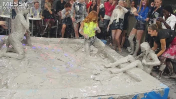 Messy Wrestling:  Mad Mud Bitches Rock The Ring Like Animals In Heat! Screencap 35 on sinx.preview.netperv.com
