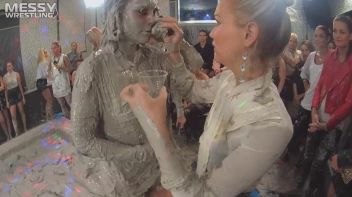 Messy Wrestling:  Mad Mud Bitches Rock The Ring Like Animals In Heat! Screencap 59 on sinx.preview.netperv.com