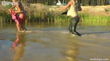 Mud Wrestling Catfighting Babes Dirty Dunking - Cam 2 Screencap 35 on sinx.preview.netperv.com