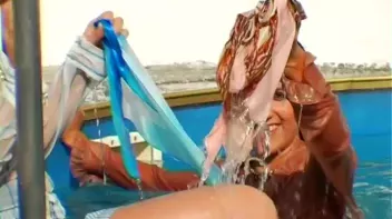 Cool Water Massages Their Fully Clothed Bodies Screencap 73 on sinx.preview.netperv.com