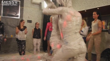 Messy Wrestling: Two Battles - No One Stops Until They're Fully Slopped! Screencap 93 on sinx.preview.netperv.com