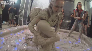 Messy Wrestling: Two Battles - No One Stops Until They're Fully Slopped! Screencap 21 on sinx.preview.netperv.com