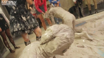Messy Wrestling: Two Battles - No One Stops Until They're Fully Slopped! Screencap 24 on sinx.preview.netperv.com
