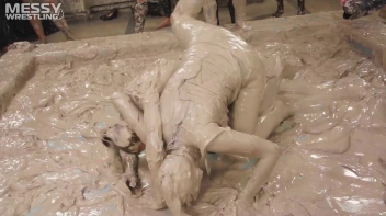 Messy Wrestling: Two Battles - No One Stops Until They're Fully Slopped! Screencap 31 on sinx.preview.netperv.com