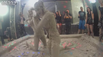 Messy Wrestling: Two Battles - No One Stops Until They're Fully Slopped! Screencap 32 on sinx.preview.netperv.com