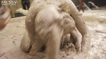 Messy Wrestling: Two Battles - No One Stops Until They're Fully Slopped! Screencap 39 on sinx.preview.netperv.com