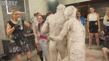 Messy Wrestling: Two Battles - No One Stops Until They're Fully Slopped! Screencap 48 on sinx.preview.netperv.com