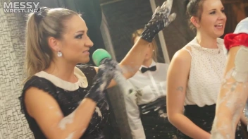 Messy Wrestling: Two Battles - No One Stops Until They're Fully Slopped! Screencap 53 on sinx.preview.netperv.com