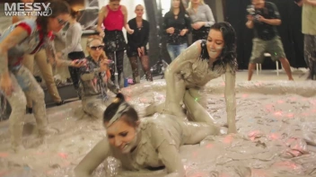 Messy Wrestling: Two Battles - No One Stops Until They're Fully Slopped! Screencap 63 on sinx.preview.netperv.com