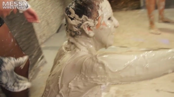 Messy Wrestling: Two Battles - No One Stops Until They're Fully Slopped! Screencap 73 on sinx.preview.netperv.com