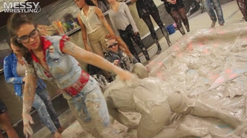 Messy Wrestling: Two Battles - No One Stops Until They're Fully Slopped! Screencap 74 on sinx.preview.netperv.com