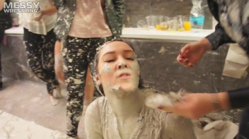 Messy Wrestling: Two Battles - No One Stops Until They're Fully Slopped! Screencap 75 on sinx.preview.netperv.com