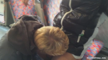 Cock Love On The Tram.  Public BJ! Screencap 8 on sinx.preview.netperv.com