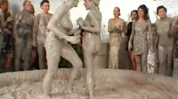 Tit-to-Tit Mud Combat! Screencap 71 on sinx.preview.netperv.com