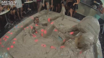 Messy Wrestling: Shiny Babes Brawl Hard In The Mud - Topless Take-Down!! Screencap 38 on sinx.preview.netperv.com
