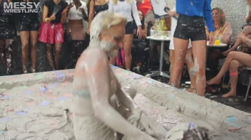 Messy Wrestling: Shiny Babes Brawl Hard In The Mud - Topless Take-Down!! Screencap 40 on sinx.preview.netperv.com