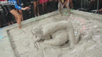 Messy Wrestling: Shiny Babes Brawl Hard In The Mud - Topless Take-Down!! Screencap 44 on sinx.preview.netperv.com
