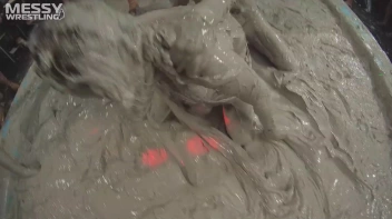 Messy Wrestling: Shiny Babes Brawl Hard In The Mud - Topless Take-Down!! Screencap 50 on sinx.preview.netperv.com